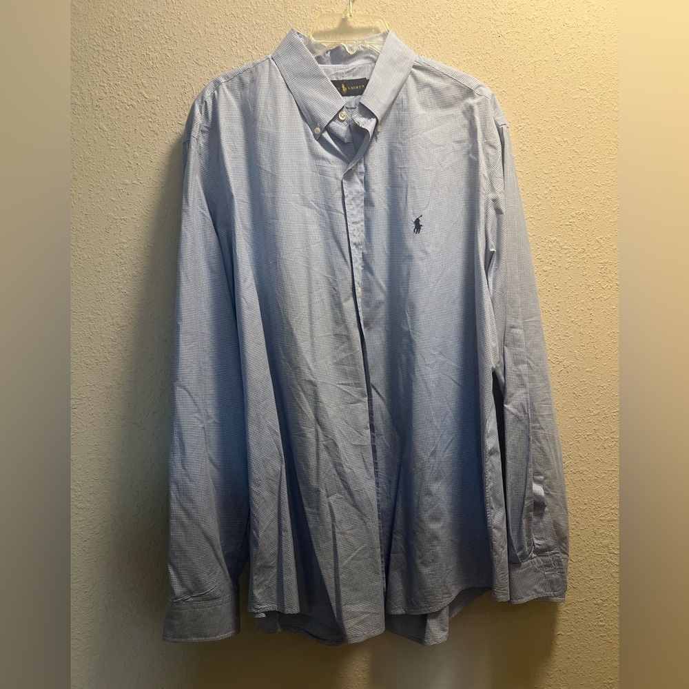 NWOT Ralph Lauren Men's Sky Blue Dress Shirt